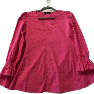 NEVER WORN Pomander Place pink blouse, size M.